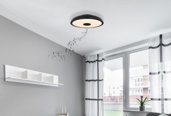 Globo - LED RGB Lampada da bagno con altoparlante RAFFY LED/18W/230V IP44 + +TC