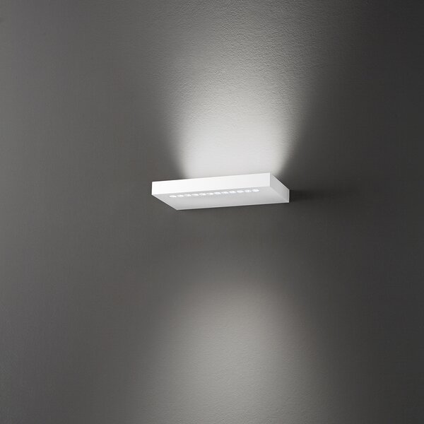 Applique Moderna Bed Metallo Bianco Led 16W 3000K