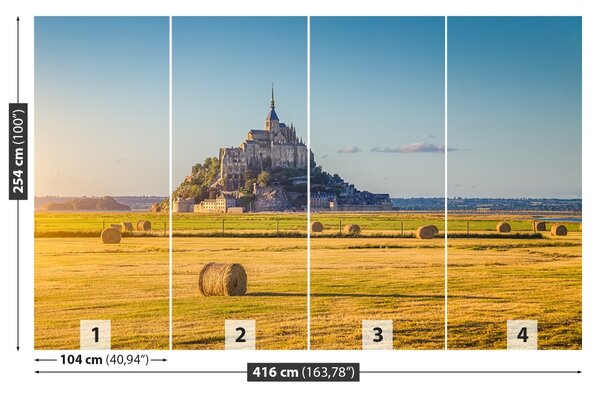 Carta da parati Le Mont Saintmichel 104x70 cm