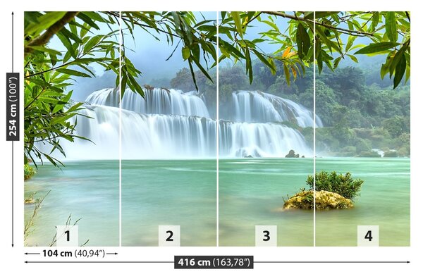 Carta da parati Cascata 104x70 cm