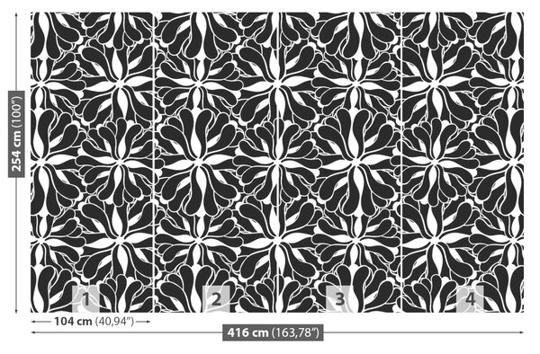 Carta da parati Pattern floreale 104x70 cm
