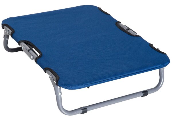 AllMyPets Brandina Cane Cuccia per Cani o Gatti Taglia Piccola Pieghevole In Acciaio e Tessuto Oxford 59x46x15 cm colore Blu - D04101BU