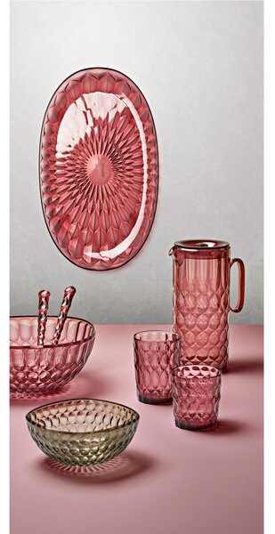 Caraffa con coperchio SAN, Bio-based SMMA Dimensioni 11,3x16,9x h28,8 cm - 1750 cc- 1750 cc VANITY BPA FREE in Scatola Guzzini Malva