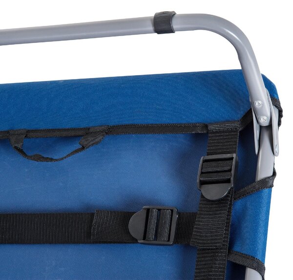 AllMyPets Brandina Cane Cuccia per Cani o Gatti Taglia Medio Piccola Pieghevole In Tessto Oxford Blu 71x58x18 cm - D0410DBU