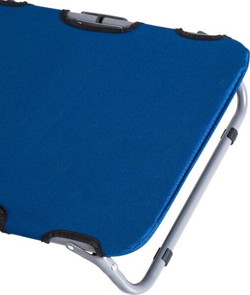 AllMyPets Brandina Cane Cuccia per Cani o Gatti Taglia Piccola Pieghevole In Acciaio e Tessuto Oxford 59x46x15 cm colore Blu - D04101BU