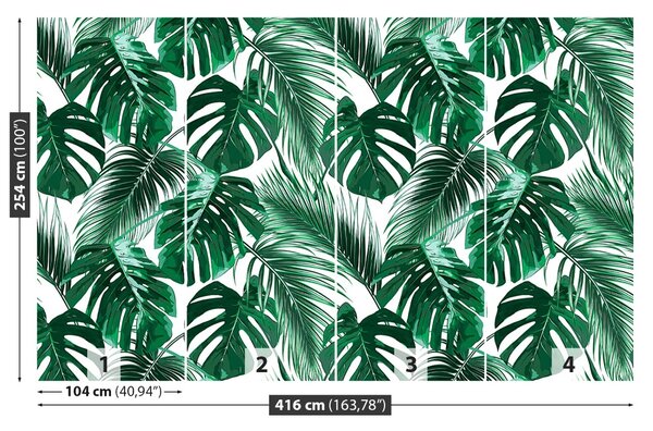 Carta da parati Monstera Hole 104x70 cm