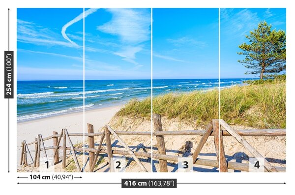 Carta da parati Spiaggia sabbiosa 104x70 cm