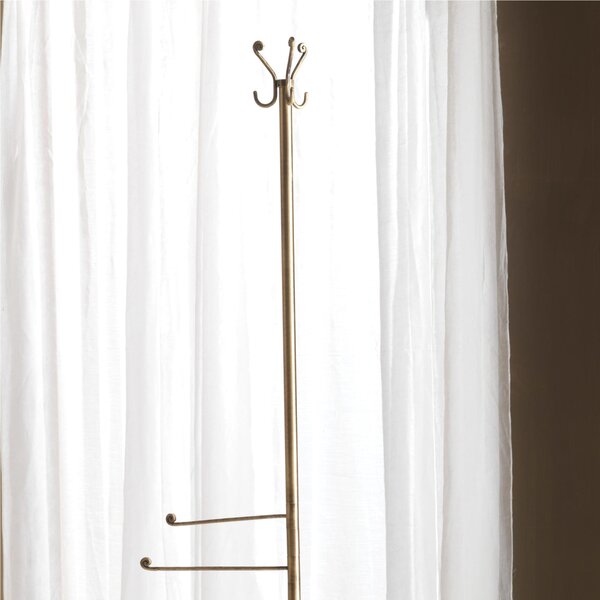 Porta Asciugamani Appendiabiti Due Bracci ruotabili a 360 gradi Vintage RETRO' Dimensioni 25x44,2x h 175 cm Linea Nostalgica bronzo, l�ottone