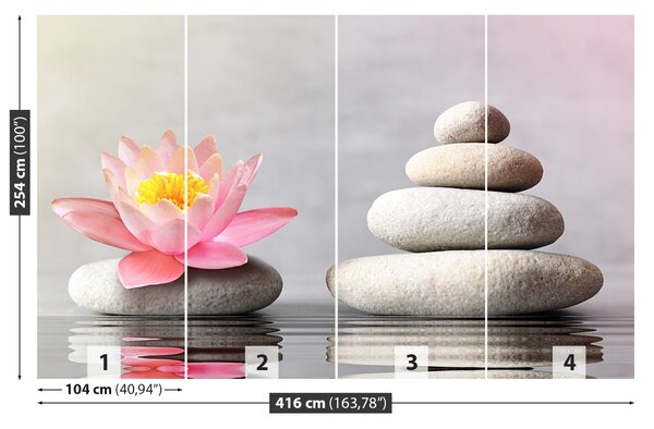 Carta da parati Pietre spa 104x70 cm