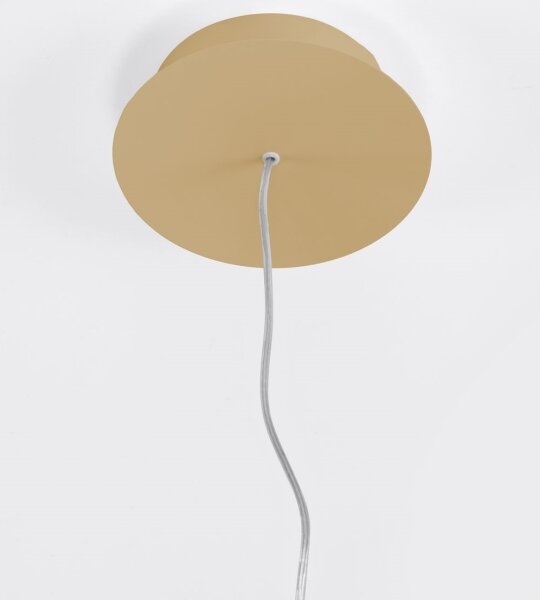 Thoro TH.217 - Lampadario LED a sospensione con filo RIO LED/30W/230V CRI95 4000K diametro 55 cm oro