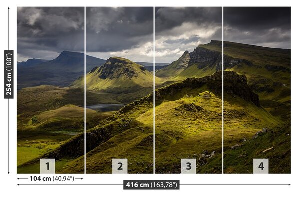 Carta da parati Quiraing Scotland 104x70 cm