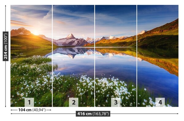 Carta da parati Monte Schreckhorn 104x70 cm