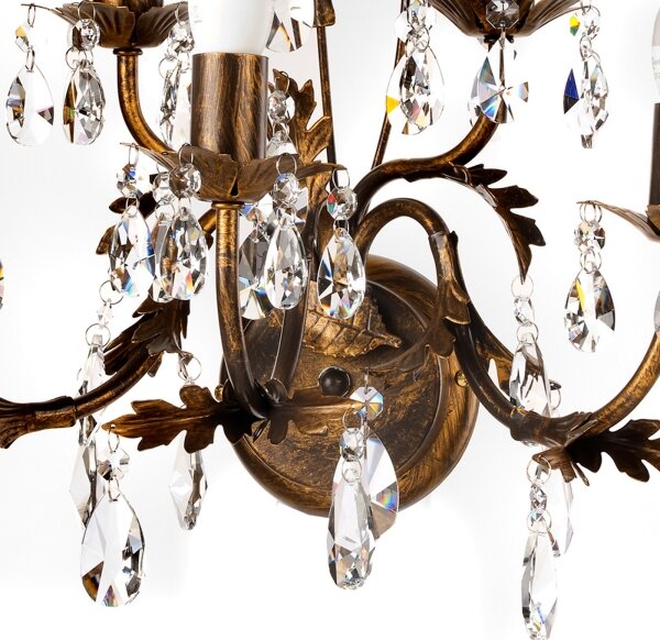 ONLI - Applique TERESA 5xE14/6W/230V bronzo