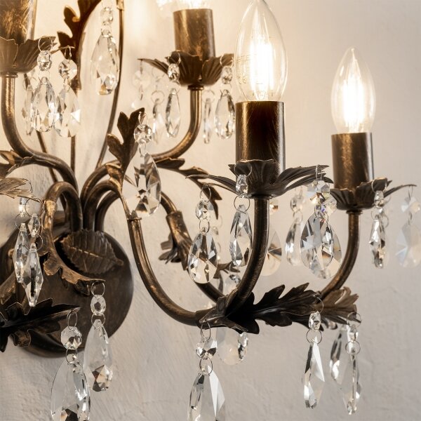 ONLI - Applique TERESA 5xE14/6W/230V bronzo