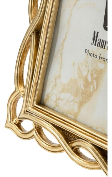 Cornice Portafoto da appoggio con cornice POLYRESIN Verticale Dimensioni 21,8x1,8x26,5 cm PER FOTO 15x20cm Oro in scatola regalo