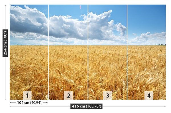 Carta da parati Campo di grano 104x70 cm