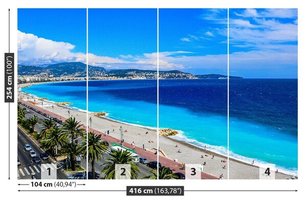 Carta da parati Bella spiaggia francese 104x70 cm