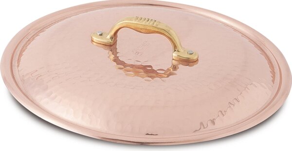 Coperchio in rame Martellato Stagnato � 16 cm linea Luxury Line