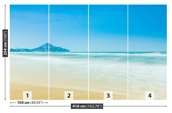 Carta da parati Paradiso e spiaggia 104x70 cm