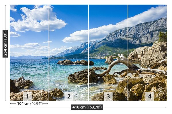 Carta da parati Mare della Croazia 104x70 cm