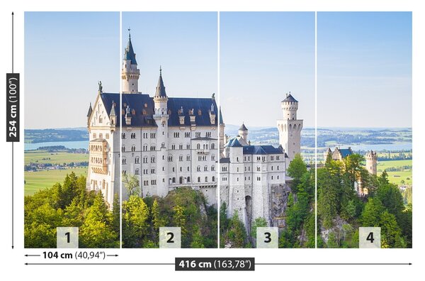 Carta da parati Neuschwanstein 104x70 cm