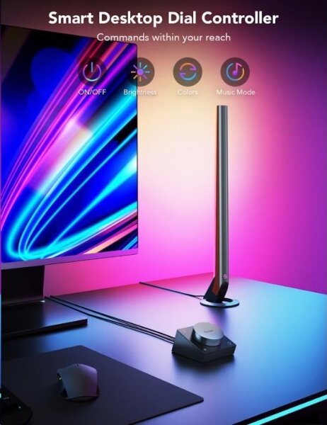 Govee - SET 2x Smart Gaming Wi-Fi LED RGBIC Panels + Smart Dual + +TC