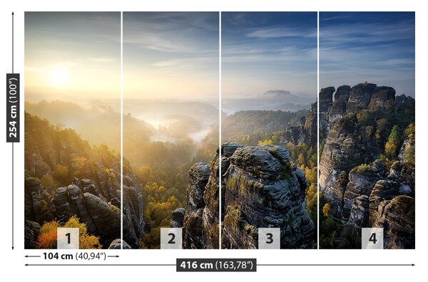 Carta da parati Vista panoramica 104x70 cm