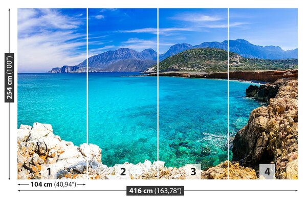 Carta da parati Spiagge della Grecia 104x70 cm