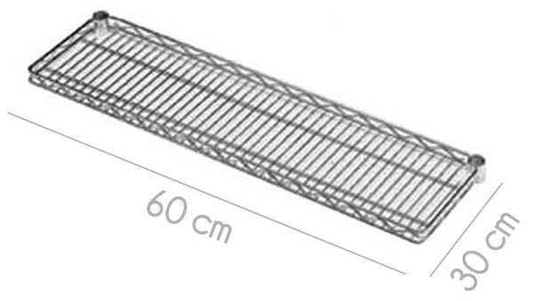 Ripiano Aggettante 60x30cm si fissa come una mensola Archimede system