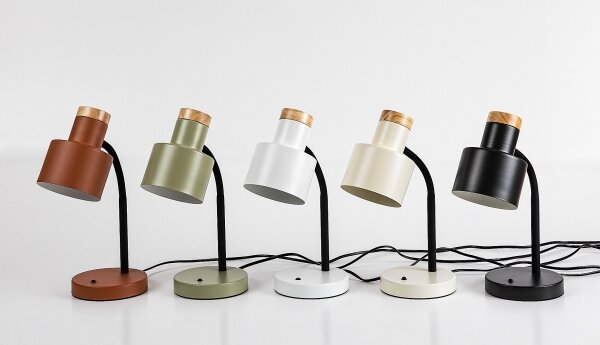 Rabalux 74100 - Lampada da tavolo PASTRO 1xE27/20W/230V arancione