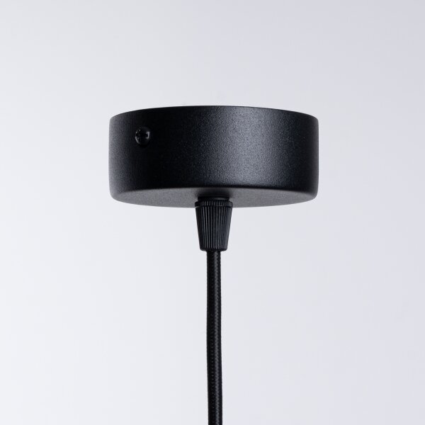 Sollux SL.1355 - Lampadario a sospensione con filo ELECTRA 1xGU10/10W/230V calcestruzzo/nero