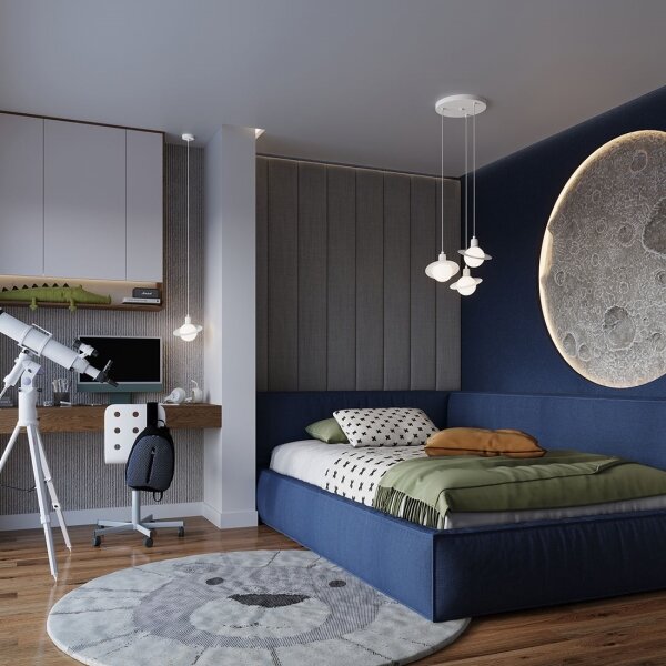 Sollux SL.1357 - Lampadario a sospensione con filo HYPERION 3xG9/8W/230V bianco