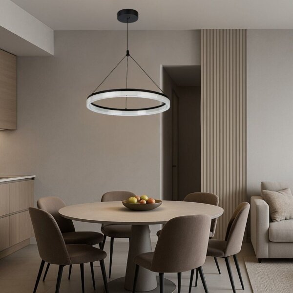 Rabalux 72478 - Lampadario LED dimmerabile sospeso su cavo SERAPHIEL 24W/230V 3000-6500K + telecomando