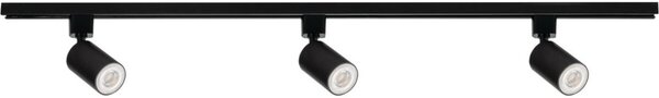 Kanlux 45922 - Faretto per sistema binario ALTEAR 3xGU10/10W/230V 1m nero