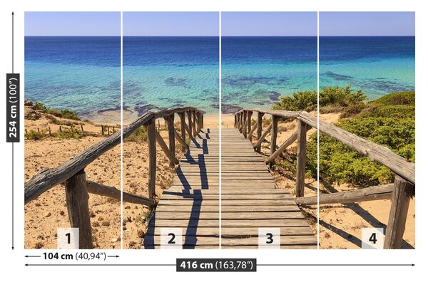 Carta da parati Spiagge italiane 104x70 cm