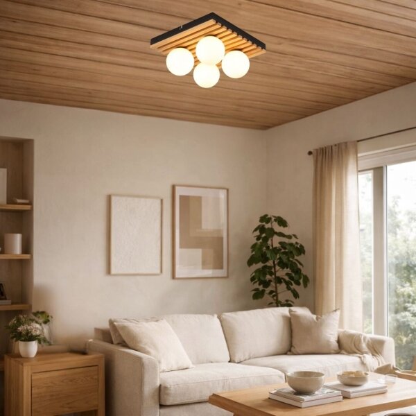 Rabalux 71462 - Plafoniera NOXELLE 4xG9/5W/230V 29,6x29,6 cm