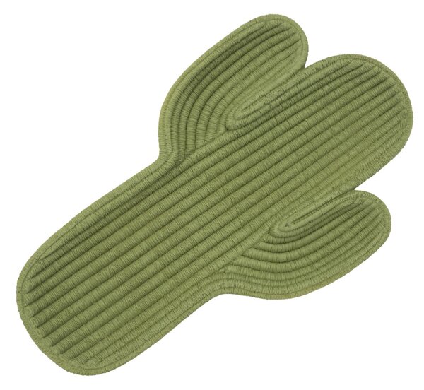 Svuotatasche, piatto decorativo ispirato al CACTUS Dimensioni 35xh 20 cm -1,9 kg, colore verde marino