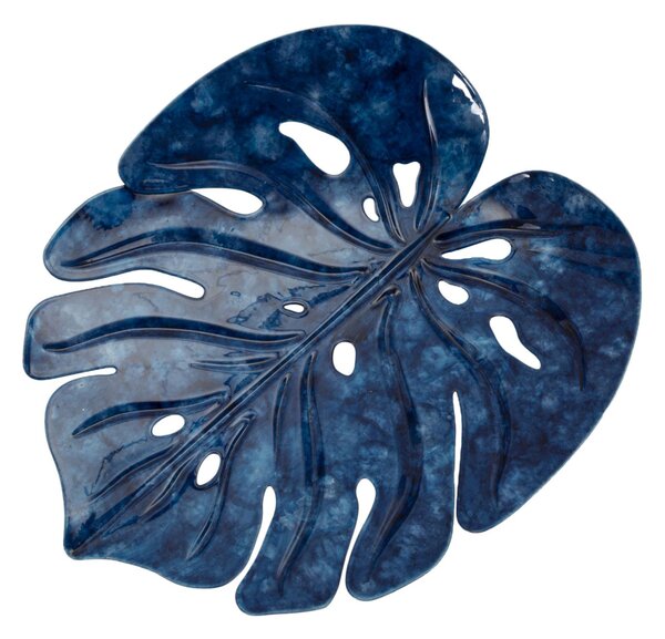 Svuotatasca Drop Blue, forme organiche e finitura blu profondo Dimensioni 27x23x h 5 cm -0,36 kg, colore blu profondo