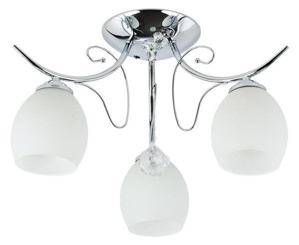 Plafoniera ELLA 3xE27/15W/230V in cromo lucido