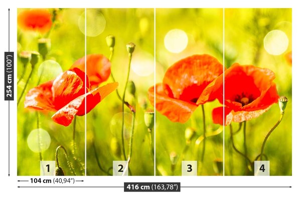Carta da parati Maki Meadow 104x70 cm