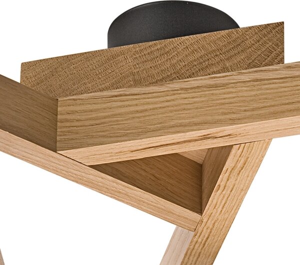 Plafoniera ANTONIO 3xE14/40W/230V rovere