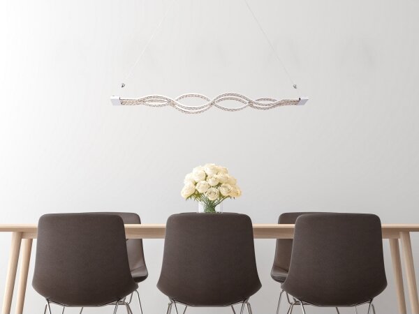 Globo 67109-30 - Lampada a sospensione dimmerabile su cavo PILLA LED/30W/230V + telecomando