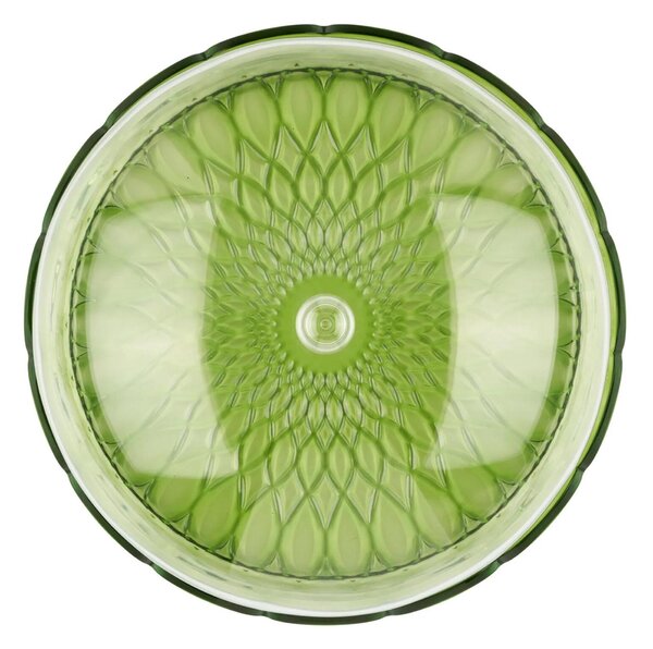 Tortiera con campana Rotonda in plastica biologica LINEA VANITY Dimensioni � 30xh16 cm colore in scatola serigrafata Guzzini colore Verde Ninfea