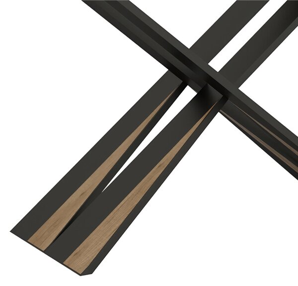 Consolle Allungabile Fino a 300 CM DIAGO Dimensioni 90x40xh77 cm estensibile CON 5 Allunghe da 52 cm Colore Quercia naturale