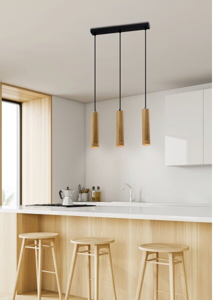 Lampadario su filo TUBO 3xGU10/25W/230V