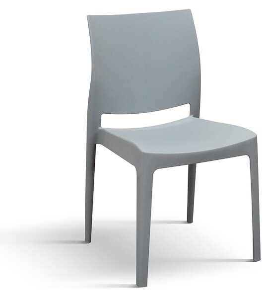 Sedia <b> Alberto </b> <br> <b> set da 4 sedie </b> Grigio