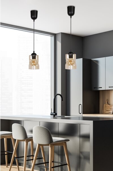 Lampadario su corda FELIS 1xE27/60W/230V