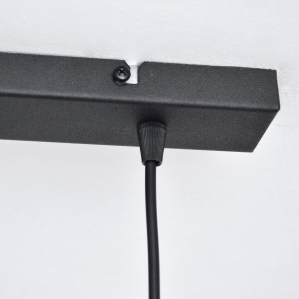 Lampadario LED a sospensione con filo VOLTA 2xE27/15W/230V nero/oro