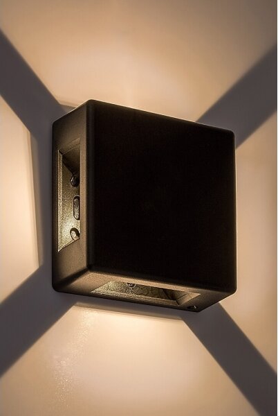 Rabalux 7317 - Applique LED per esterni LIPPA LED/6W/230V IP54 nero