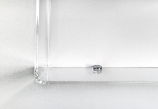 Mensola In Plexiglass Trasparente Dimensioni 68x51x h 17,5 cm - Portata Max 4 kg ideale camere da letto o angoli di casa colore trasparente
